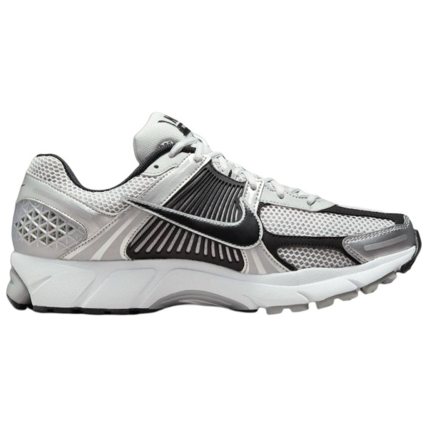 Nike Air Zoom Vomero 5 Беговые кроссовки Низкий топ Серебряный Черный Мужской