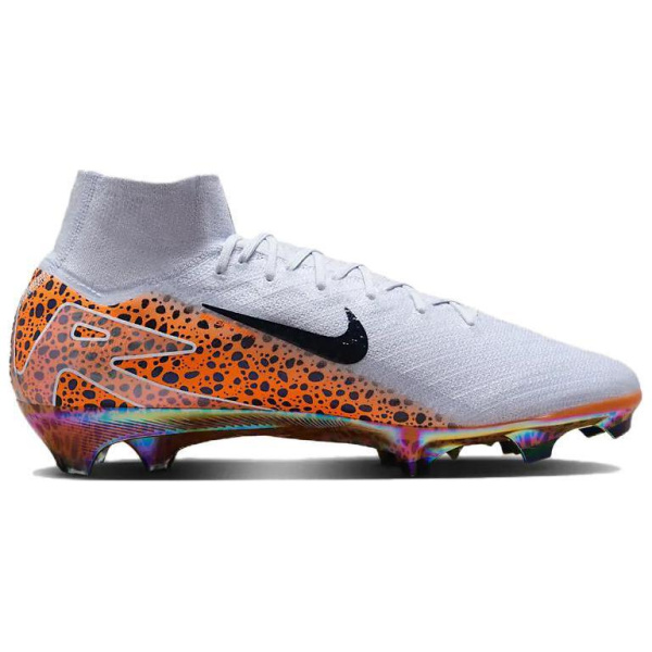 Nike Mercurial Superfly 10 Футбольные бутсы Мужские Белый Черный Оранжевый