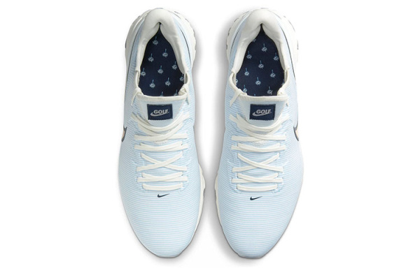 Nike Air Zoom Infinity NRG Амортизаторы Шок Резистентный к Износу Низкий Топ Обувь для гольфа Мужская Светло-синяя
