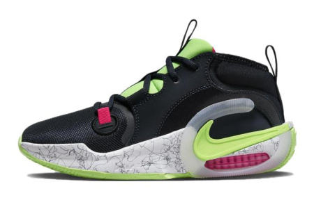 Nike Детские баскетбольные кроссовки MID Топ Черный/Белый Kids