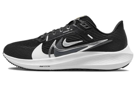 Nike Air Zoom Pegasus 40 Дышащий Низкий Топ Повседневные Тренировочные Беговые Кроссовки Женские Черный Белый