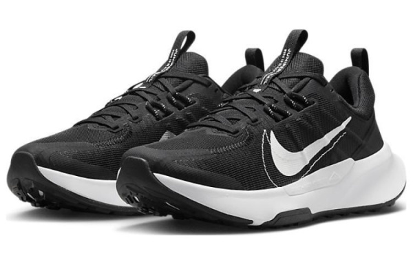 Nike Juniper Trail 2 Устойчивый к истиранию Дышащие Низкие Кроссовки для Беговых Пути Мужские Черные
