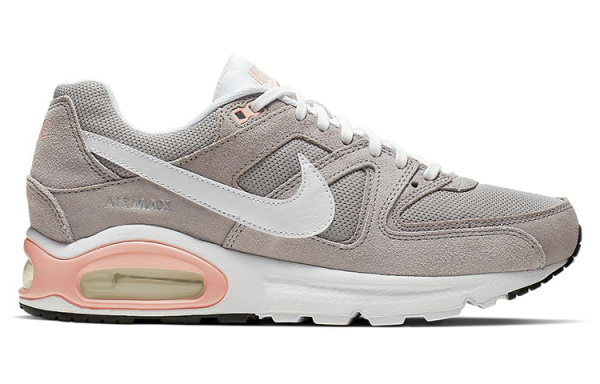 Nike Air Max Command Low Топ Air Cushion Беговые кроссовки Женские Серый Розовый