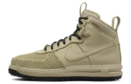 Nike Lunar Force 1 High Топ Скейтборд Кроссовки Мужские Пустынно-Серый