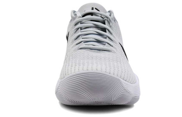 Nike Hyperdunk 2017 Slip-Resistant Низкие Баскетбольные Кроссовки для Игры Мужские Серый Белый