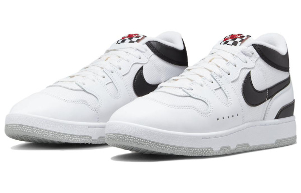 Nike Mac Attack 'Черный и Белый' Устойчивые к истиранию Дышащие Низкие Кроссовки для скейтбординга Унисекс Белый и Синий