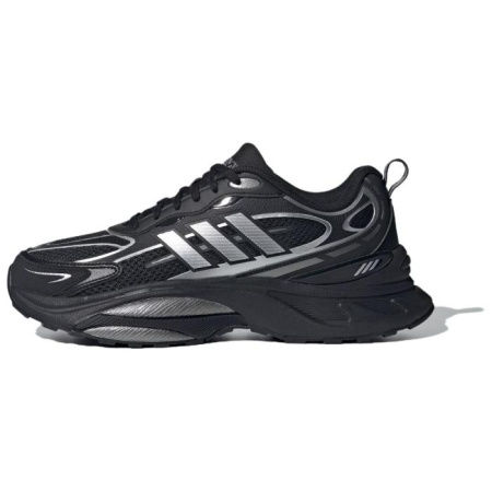 Adidas MTS PRO Беговые кроссовки Низкие Топ No. 1 Черный/Металлическое серебро/Яркий металл Железно-серый Унисекс