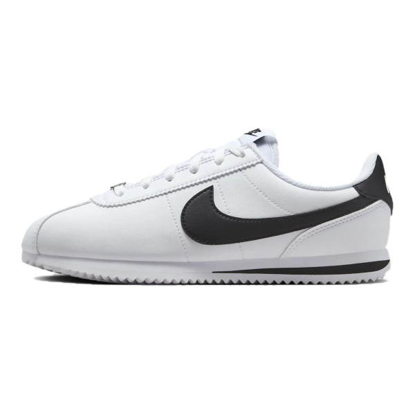 Nike Cortez Детские Скейтбординги Низкий Топ Белый Черный Унисекс