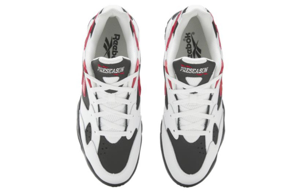 Reebok Винтажные баскетбольные кроссовки Low Top Белый Черный Унисекс