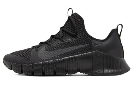 Nike Free Metcon 3 Амортизаторы Шок Устойчивость к Сцеплению Низкий Топ Кроссовки для тренировок Унисекс Черный