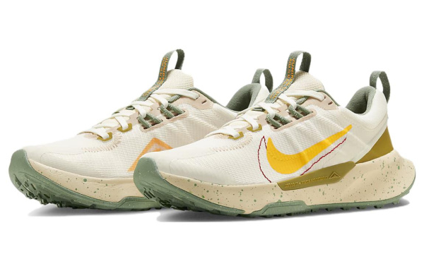 Nike Juniper Trail 2 Low Топ Беговые кроссовки Женские Зеленый Желтый