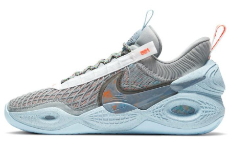 Nike Cosmic Unity 1 'Space Hippie' Низкие Баскетбольные Кроссовки для Игры Мужские Серый Синий Азиатская Версия