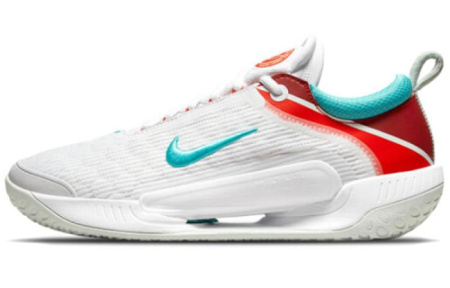 Nike Court Zoom NXT Амортизация Низкий Топ Теннисные Кроссовки Мужские Белые Красные