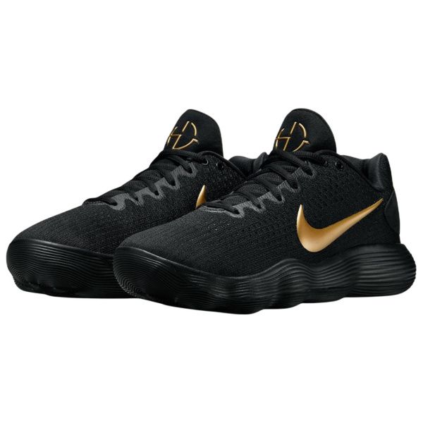 Nike Hyperdunk 2017 Slip-resistant Abrasion-resistant Low-top Basketball Shoes Unisex Black Найк Хипердунк 2017 Противоскользящий Устойчивый к истиранию Низкий Верх Баскетбольные Кроссовки Унисекс Черный
