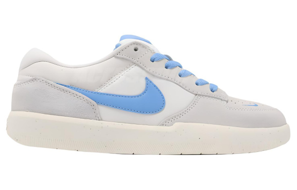 Nike SB Force 58 Low Топ Скейтборд Кроссовки Унисекс Белый Синий