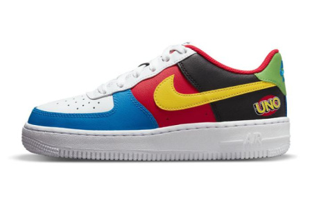 Nike Air FORCE 1 Детские Скейтбординги Низкие Кроссовки Унисекс