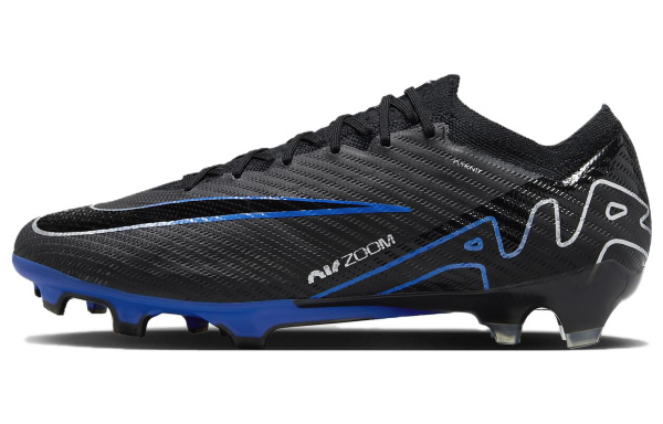 Nike Mercurial Vapor 15 Slip-resistant Abrasion-resistant Football Cleats Unisex Black Blue Найк Меркуриал Вапор 15 Противоскользящие Устойчивые к истиранию Футбольные бутсы Унисекс Черный Синий