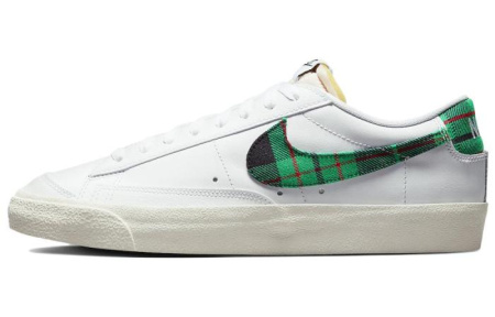 Nike Blazer Low Топ Скейтборд Кроссовки Мужские Белые Зеленые