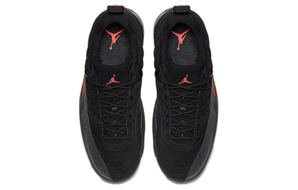 Jordan Air Джордан 12 Low Max Апельсин Шокабойзеры Низкий Топ Винтажные баскетбольные кроссовки Мужской Черный и оранжевый