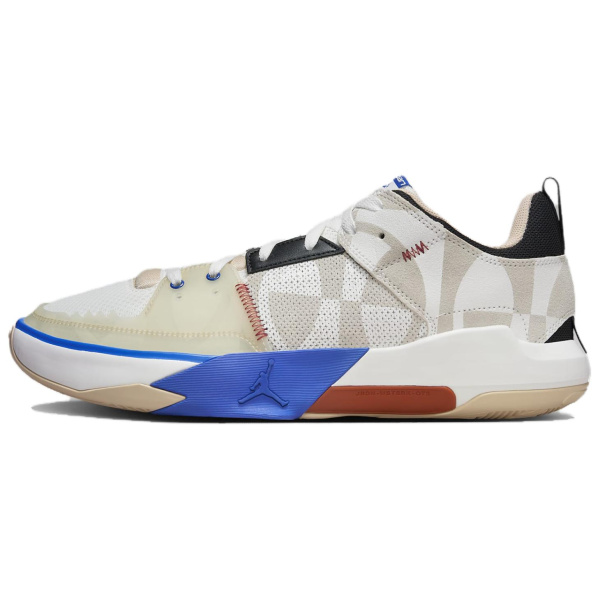 Jordan One Take 5 Амортизация Износостойкий Низкий Топ Воздушная Подушка Баскетбольные Кроссовки Мужской Бежевый Азиатская Версия
