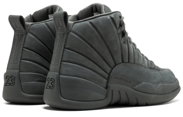 Jordan Air Jordan 12 Retro PSNY High Top Винтажные баскетбольные кроссовки Мужские Серые