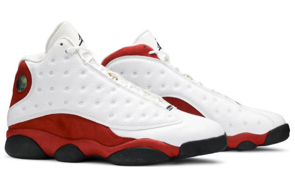 Jordan Air Jordan 13 Retro Cherry High Top Винтажные баскетбольные кроссовки Мужские Белый Красный Выпуск 2010 года