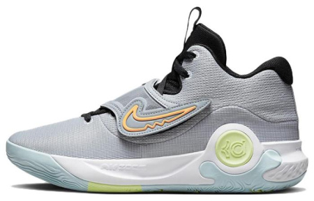 Nike KD Trey 5 X Low Топ Баскетбольные кроссовки для игры Мужской Серый Зеленый Азиатская версия