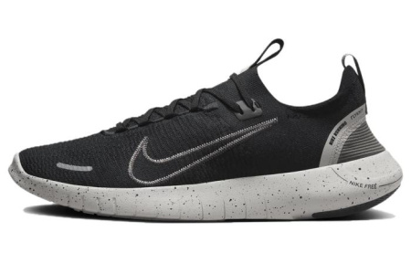 Nike Free RN Устойчивый к истиранию Дышащие Низкие Беговые кроссовки Мужские Черные