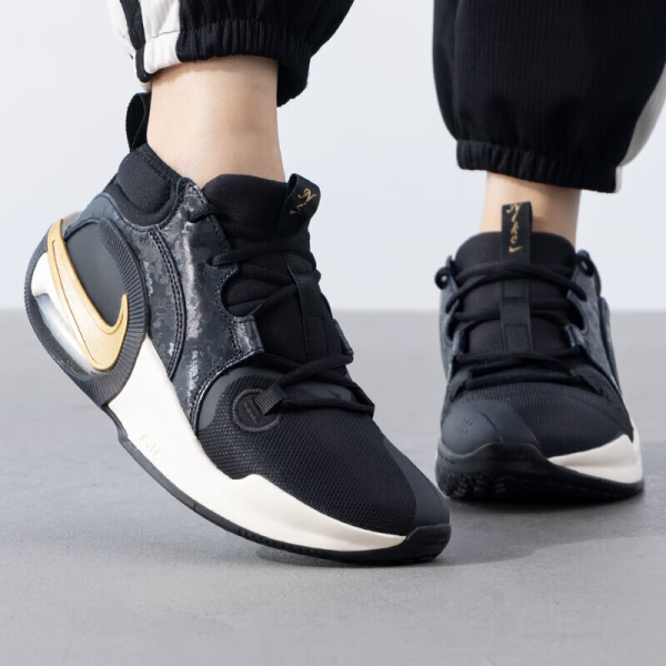 Nike Air Zoom Crossover 2 Детские баскетбольные кроссовки MID Топ Черный Унисекс