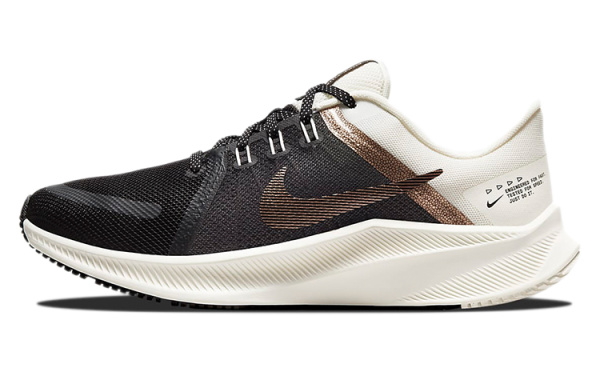 Nike Quest 4 Low Топ Повседневные Беговые Кроссовки Женские Черные Коричневые