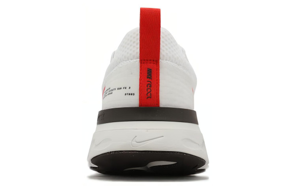 Nike React Infinity Run Flyknit 3 Устойчивый к истиранию низкий топ Спринт Беговые кроссовки Мужской Белый