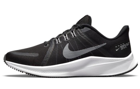 Nike Quest 4 Low Топ Повседневные Беговые Кроссовки Женские Черно-Белые