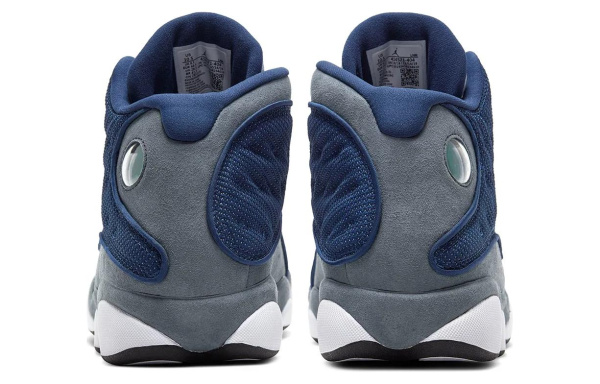 Jordan Air Jordan 13 Ретро Flint Non Slip Легкий High Top Винтажные баскетбольные кроссовки Мужской Синий Белый Выпуск 2010 года