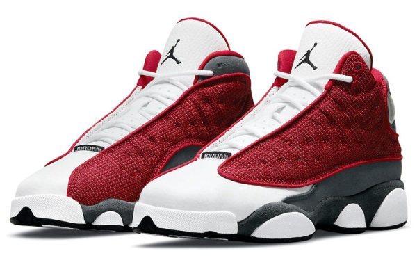 Jordan Air Jordan 13 Retro 'Flint' High Top Винтажные баскетбольные кроссовки Мужской Серый Белый Красный