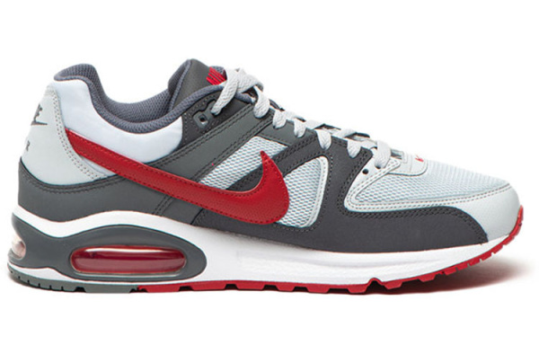 Nike Air Max Command Low Топ Марафон Беговые кроссовки Мужской Белый серый красный