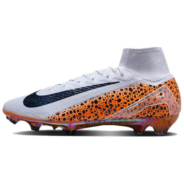 Nike Mercurial Superfly 10 Футбольные бутсы Мужские Белый Черный Оранжевый