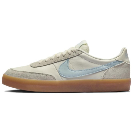 Nike Killshot 2 Slip-on Устойчивые к истиранию Низкий Топ Скейтбординг Кроссовки Женские Бежево-синие