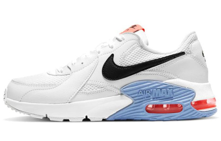 Nike Air Max Excee Low Топ Air Cushion Повседневные Беговые Кроссовки Женские Белый Оранжевый Синий