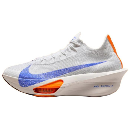 Nike Alphafly 3 Беговые кроссовки Низкий топ Белый, Синий и Оранжевый Женские