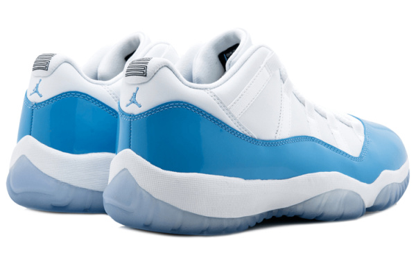 Jordan Air Jordan 11 Retro Low 'UNC' Low Top Винтажные баскетбольные кроссовки Мужские Каролина Синий Выпуск 2017 года
