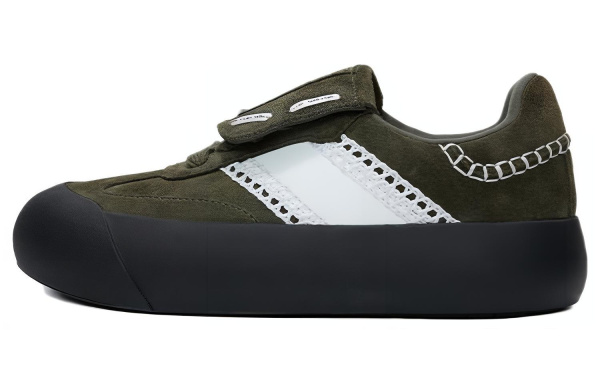 GOOD BAI Кроссовки для скейтбординга Low Top Оливково-зеленый Унисекс