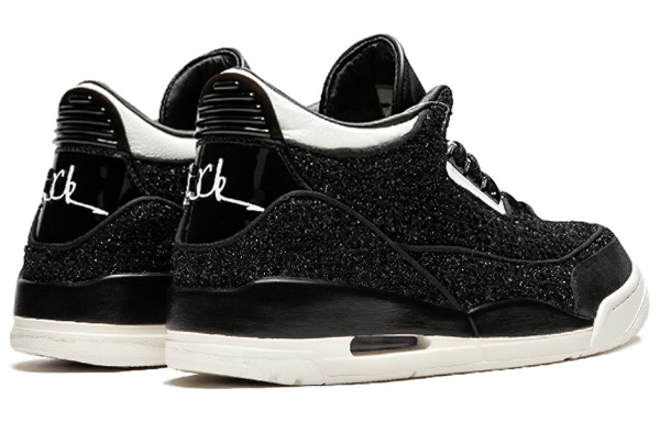 Jordan Air Jordan 3 Retro SE Awok Vogue Черный Slip Lightweight MID Баскетбольные кроссовки Top Vintage Женские Черный Белый