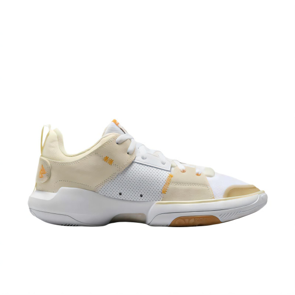 Jordan One Take 5 Амортизация Низкий Топ Баскетбольные Кроссовки Мужские Белый Золото