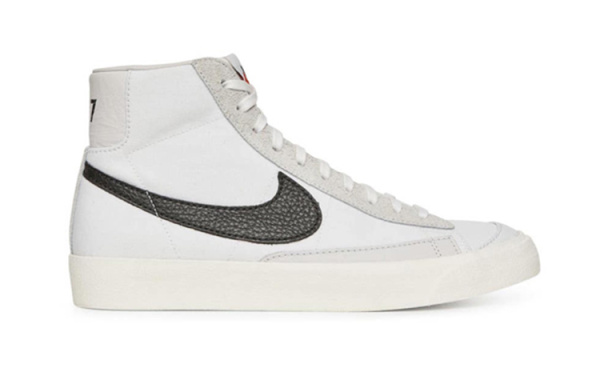 Slam Jam x Nike Blazer 'CLASS 1977' Non Slip Легкий MID Скейтборд Кроссовки Мужские Белый Черный