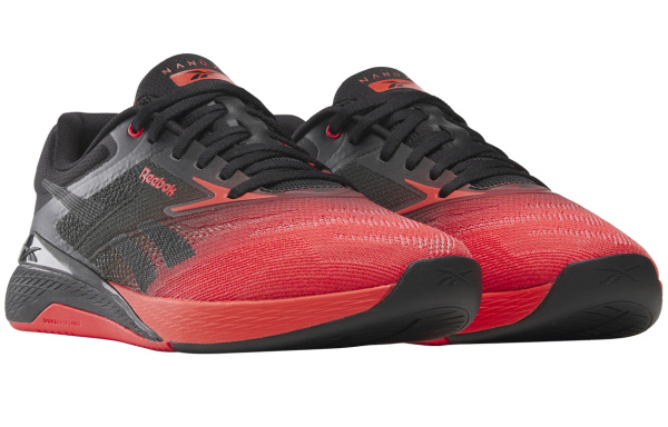 reebok Беговые кроссовки Низкие Черные / Красные Унисекс