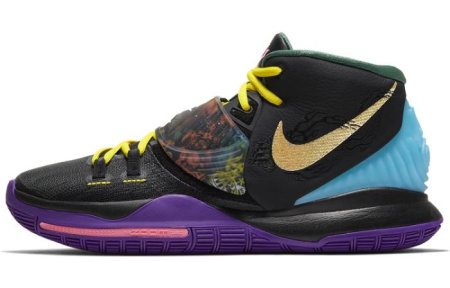Nike Kyrie 6 CNY Irving 6 Non Slip Lightweight MID Баскетбольные кроссовки для игры Мужской Черный