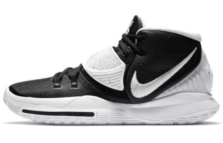 Nike Kyrie 6 Team MID Баскетбольные кроссовки для игры Unisex Белый Черный Международная версия