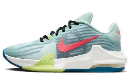 Nike Air Max IMPACT 4 Low Топ Баскетбольные кроссовки Мужской Розовый Желтый