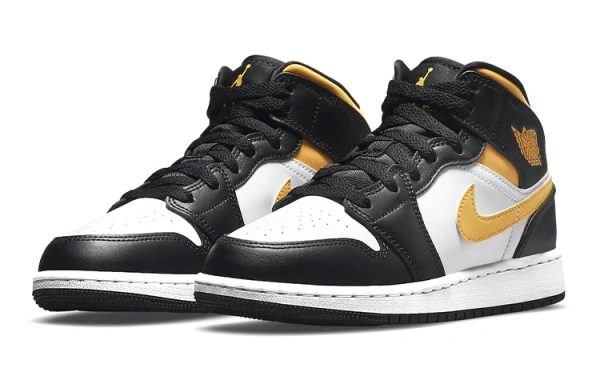 Jordan Air Jordan 1 Детские баскетбольные кроссовки MID Топ Унисекс