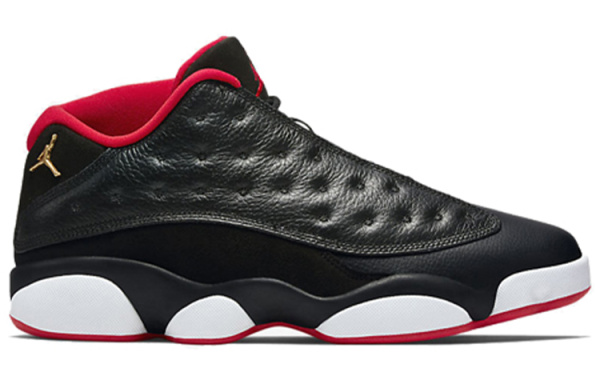 Jordan Air Jordan 13 Ретро Low Темно-красный цвет Низкий Топ Винтажные баскетбольные кроссовки Мужской Черный Красный